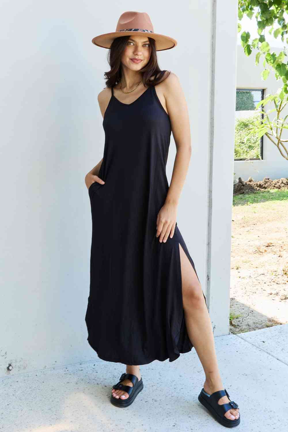 Good Energy Cami Side Slit Maxi