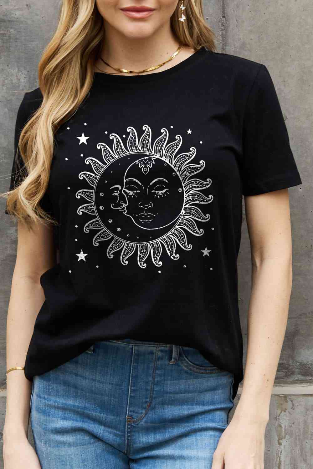 Sun and Star Graphic Tee