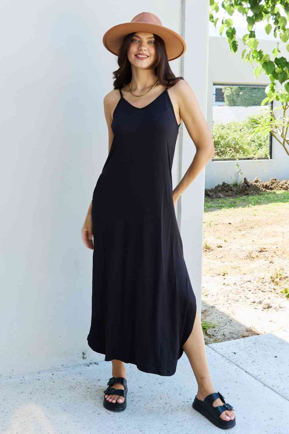 Good Energy Cami Side Slit Maxi