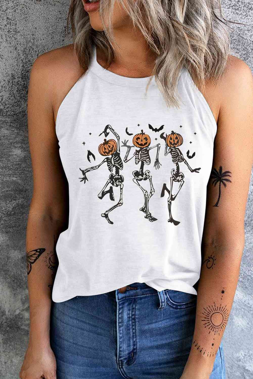 Skeleton Graphic Tank