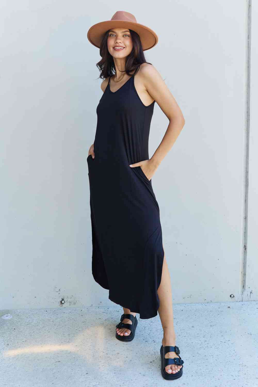 Good Energy Cami Side Slit Maxi