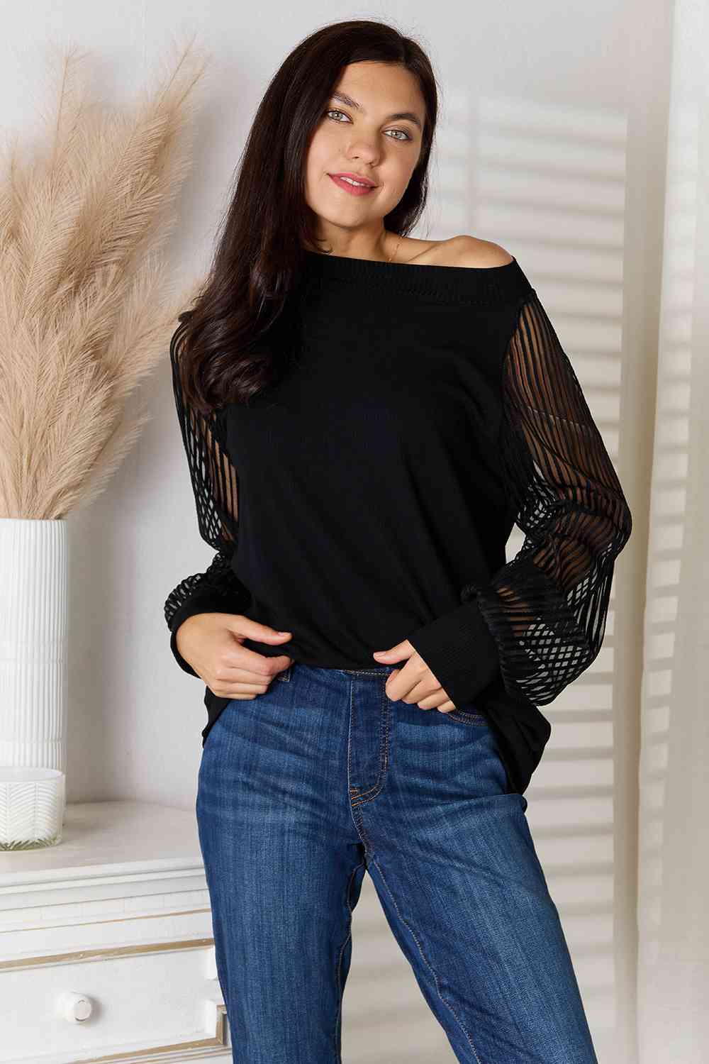 Double Take Blouse